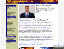 Tablet Screenshot of bbcinsurance.com